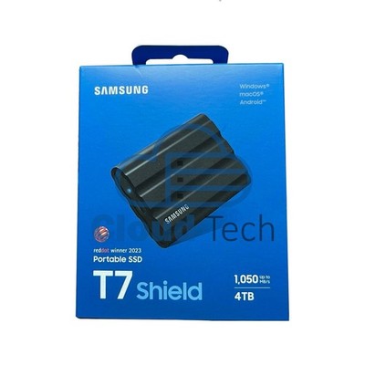 MU-PE4T0S/AM Samsung 4TB T7 Shield USB 3.2 Gen 2 PCI-E NVMe Rugged Portable SSD