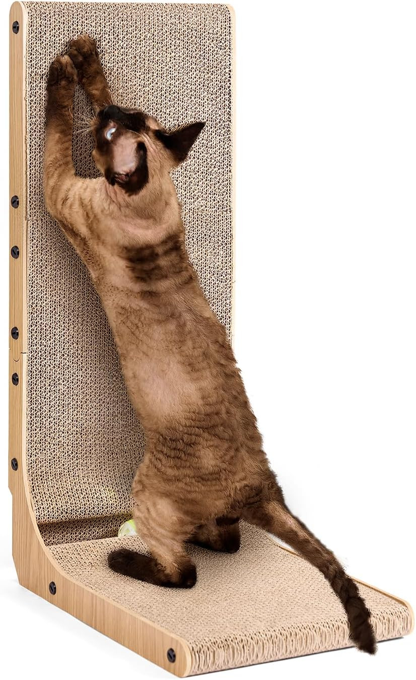 Soluzione Antigraffio Gatti: Tiragraffi L 68cm per Angoli e Mobili