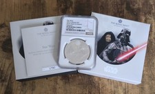 2023 Star Wars Darth Vader & Palpatine 1 oz 999 Silver Proof Coin NGC PF 70 +COA