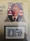 1976 John F Kennedy Half Dollar Coin and Stamp Bicentennial Collection