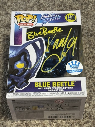 Funko: Blue Beetle 1408 ~ Xolo Mariduena signiert, "Oh My god It's Inside Me" GCOA