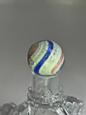 Antique German Handmade Peppermint Swirl Marble 93/128" NM- p1