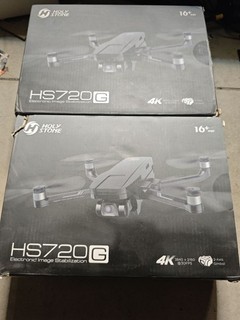 2x Holy Stone HS720G 4K HIELO 2 ejes cardán cámara de radiocontrol 5G GPS regreso inteligente a casa