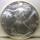 1991 American Silver Eagle AU/BU