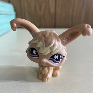 Littlest Pet Shop LPS #75 Lapin Orange Et Blanc - Occasion Avec Accessoires