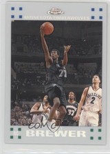 2007-08 Topps Chrome White Refractor 79/99 Corey Brewer #129 3g8