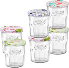 11Oz 324Ml French Glass Jam Jars Reusable, Zero Waste Eco-Friendly, Bpa-Fr