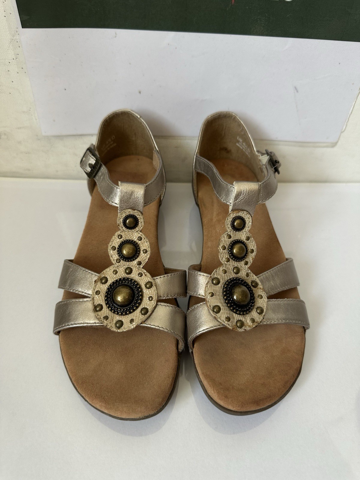 APL Sandali Clarks in pelle taglia UK 4 5 EU 37 5...x