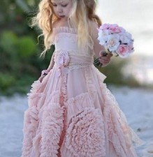 DOLLCAKE A Beautiful Mess Frock Tulle Tutu Girls Dress Sz 6