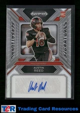2024 Prizm Draft Picks #SS-ARD Austin Reed Sensational Signatures Silver Auto