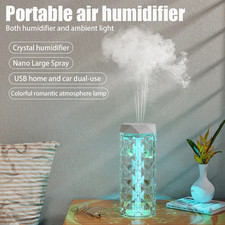 1pc 400ml USB Air Humidifier Aroma Diffuser RGB Mist Lamp  For Car Home Bedroom