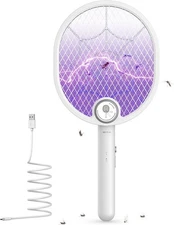 Electric Handheld Mosquito Fly Swatter Zapper Killer Bug Pest  Wasp Racket New