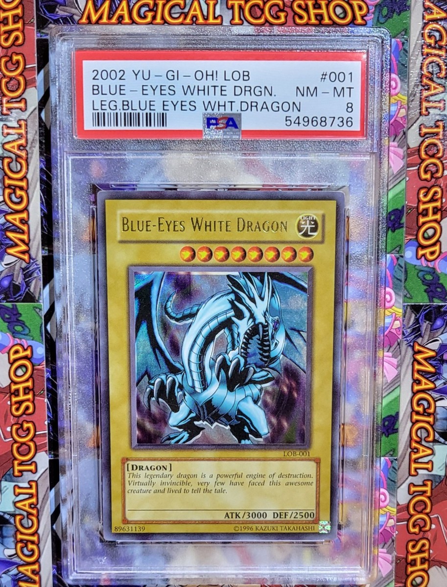 Yugioh Blue-Eyes White Dragon LOB-001 Ultra Rare Original Foil