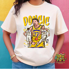 Luka Doncic Cartoon Los Angeles Basketball T-Shirt