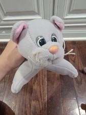 Vintage Purrries Newborn Gray Kitten Pound Puppies Grey Kitty Cat 8 Plush Tonka