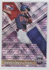 2019 Panini Elite Extra Edition Aspirations Purple /250 Sebastian Castro 12yh