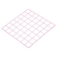 14"x14" Wire Grid Panel, 1pc for Home Office, Pink