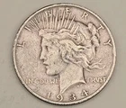 1934-S Peace Dollar $1 - San Francisco Mint