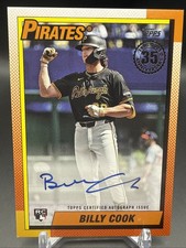 2025 Topps Update BILLY COOK (#90B2-BC) 1990 Topps Baseball On-Card RC AUTO