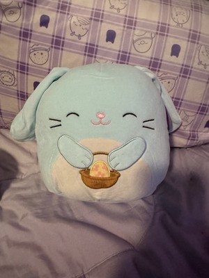 Squishmallows BUTTONS the Bunny Holding An Easter BASKET 8  RARE  Plush NWT