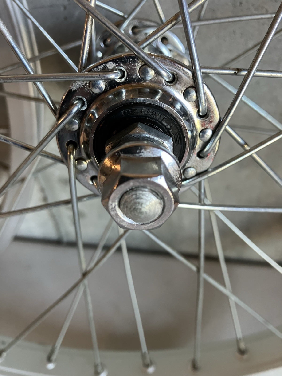 Vintage GT Race Lace Sealed Mechanism Hubs W- Araya 7X Old School BMX Rims