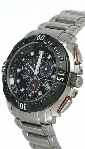 CITIZEN Eco-Drive Black Dial Chrono S-Steel Men's Watch BL5314-52E - Picture 2 of 3