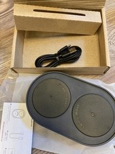 Silent Dual Turntable Mouse Jiggler, Random Movement Timer Keep Computer Awake