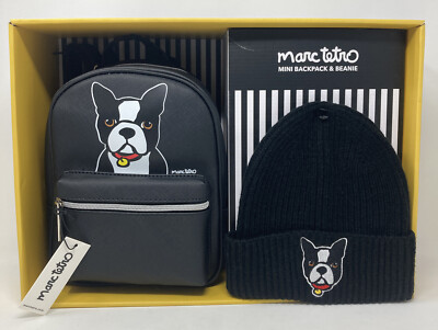 NWT Marc Tetro BOSTON TERRIER Mini Backpack Boston Terrier Dog Mini Backpack Black Marc Tetro | eBay main image 3