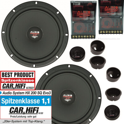 Audio System HX-200 SQ EVO3 2-Wege High-End 20cm 440 Watt Lautsprecher 200mm