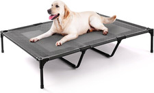 48" Elevated Dog Bed for Extra Large Dogs, Outdoor Dog Cot Bed Waterproof, Raise