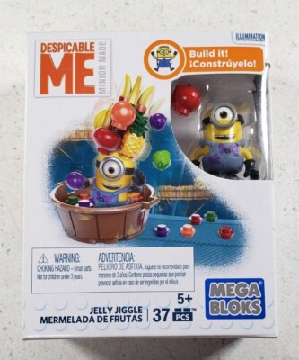 Mega Bloks Despicable Me Minion Made Jelly Jiggle Set 