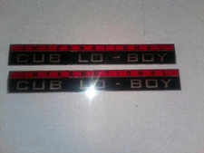 International Cub Lo-Boy decals