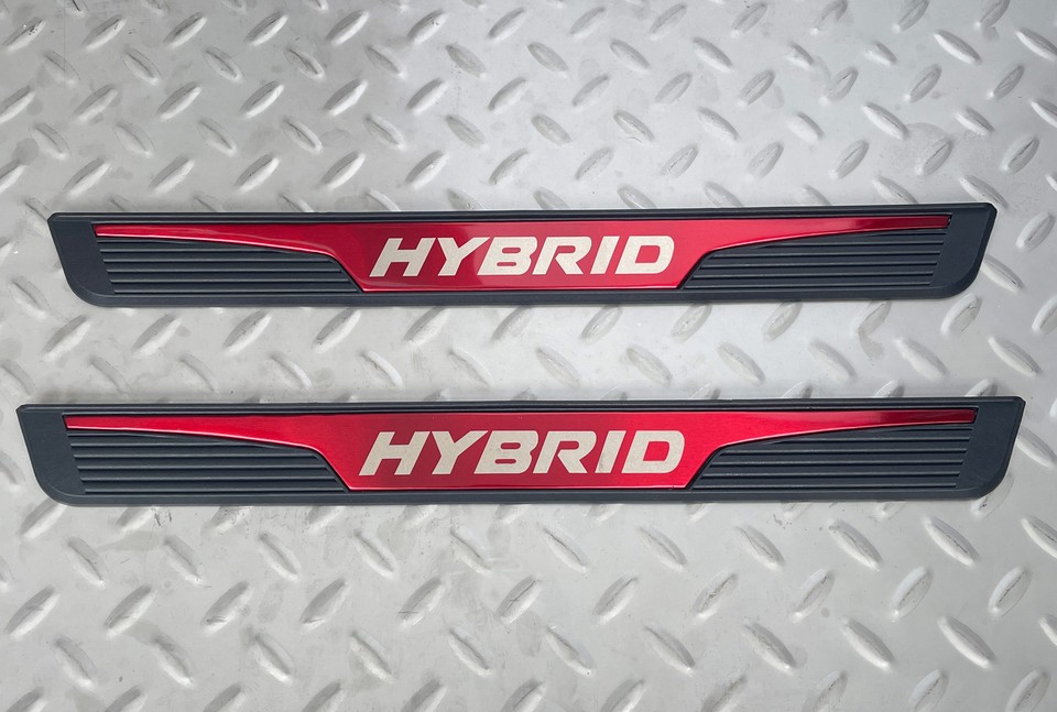 For Corolla Accessories Red Car Door Scuff Sill Cover Panel Step