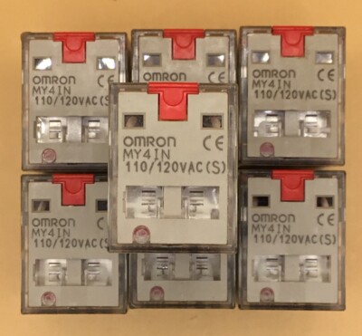 OMRON MY4IN Relay 30VDC, 110-120VAC