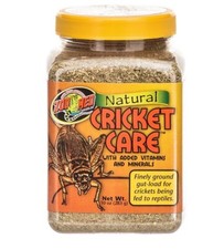 Zoo Med Natural Cricket Care with Added Vitamins and Minerals 10 oz Jar