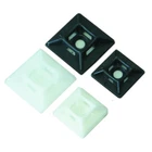 Cable Tie Base Mounts Self Adhesive 19mm or 28mm Black Natural Nylon