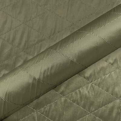 Thyme Silk Diamond Stitch Upholstery Fabric 54''