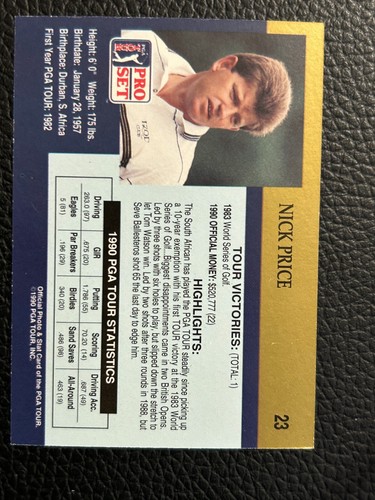 1990 Pro Set PGA Tour Inaugural Golf Card #s 1-100 -You Pick - Picture 74 of 278