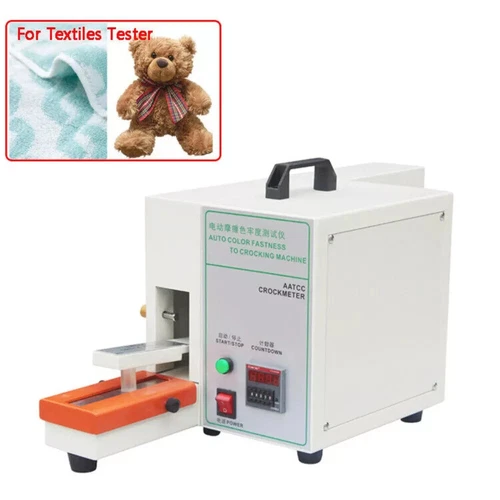 110V Electric Friction Color Fastness Tester AATCC Crockmeter for Textiles - Picture 3 of 10