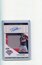 2019 Stars and Stripes 18U Team Silhouettes Tyler Callihan Auto Jersey 87/199