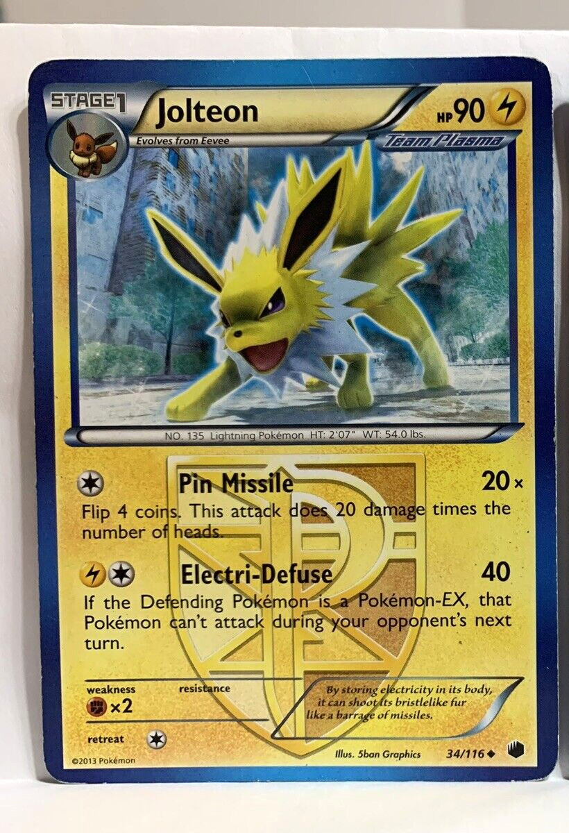 Jolteon (Team Plasma) | Plasma Freeze | 34/116 | Pokémon TCG | LP