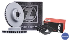 ZIMMERMANN & BREMBO FRONT BRAKE SET 348MM BMW 5 SERIES 6 SERIES 7 SERIES F10 F12 F13 F01 F04