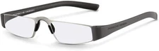  Porsche Design P8801 Iconic Reading glasses Color F - Titanium/Silver 