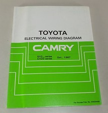 Manuale Officina Toyota Camry Schema Cablaggio Elettrico Stand 1987