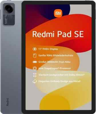 Xiaomi Redmi Pad SE 128GB/4GB 11 Zoll IPS LCD 8000mAh Tablet Graphite Grau NEU