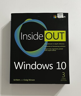 Windows 10 Textbook Inside Out - Information Technology - Microsoft - OS - IT