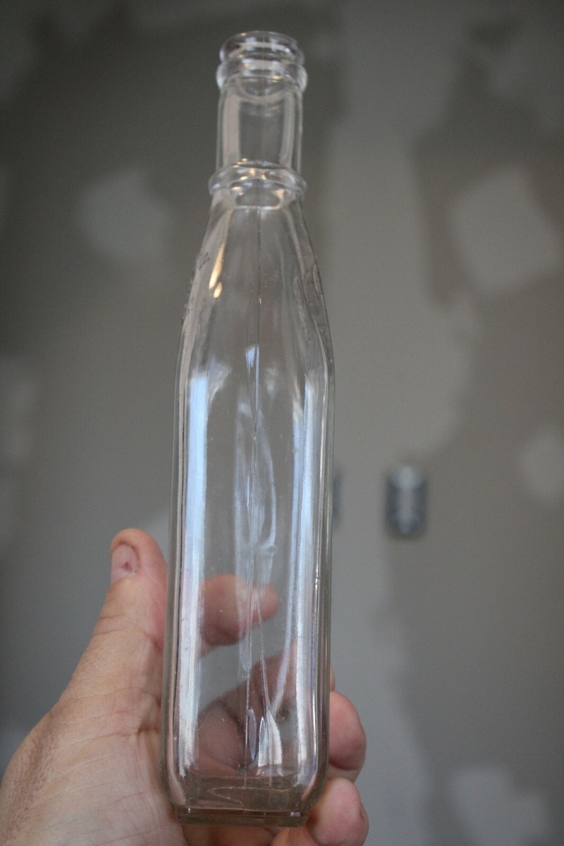 Antique 9'' Clear (NYAL QUALITY), Med Bottle, Item # A - 1626 | eBay