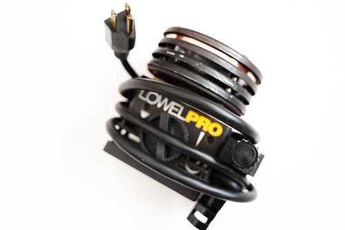 Lowell Pro Adjustable Light w diffusion filter and Barn Doors