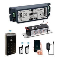 2.4GHz WiFi Access Control 400lb Holding Force Electric Strike Door Lock System