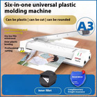 6 in 1 hot and cold film laminator laminator cutting machine corner round lace